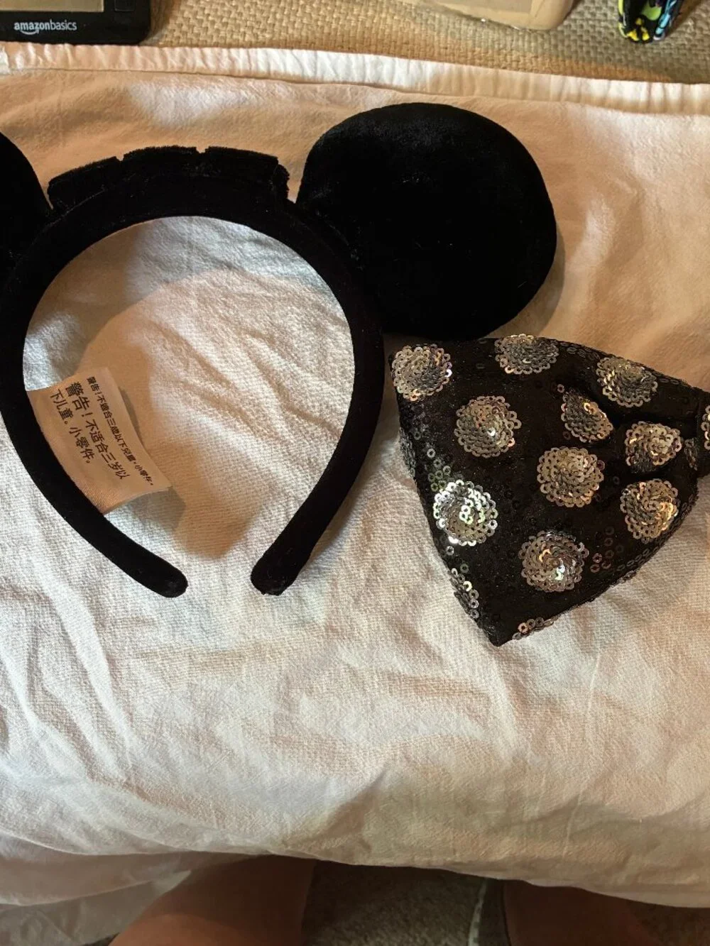 Disney Mouse Ears Headband with Interchangeable Bow Swaps Rare